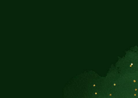 Zakelijke tegoedbon kerst feestdagen strik goud confetti Achterkant