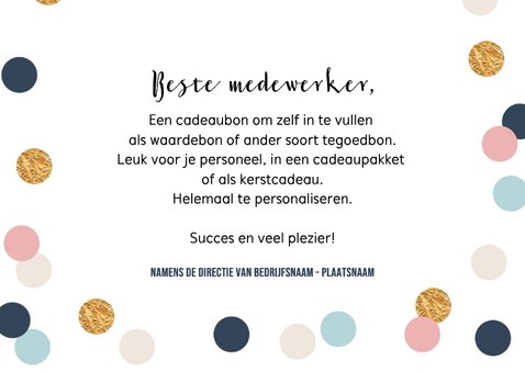 Zakelijke tegoedbon voor een high tea 3