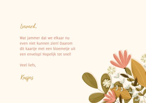 Zomaar kaart een bloemetje voor jou 3