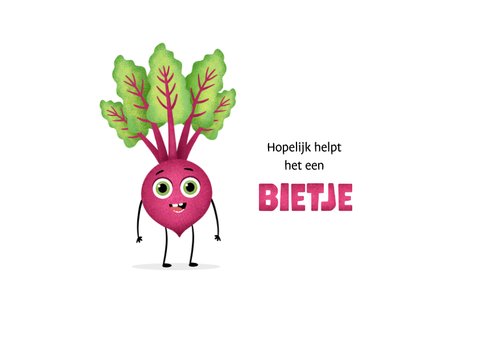 Zomaar kaartje opbeurend bietje opvrolijken humor 2