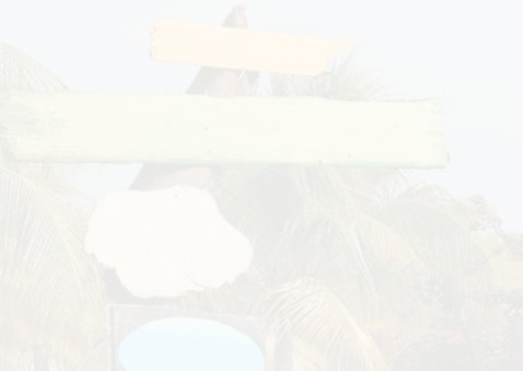 Zomerse uitnodiging palm hout L 2