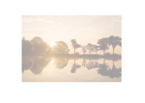 Zon weerspiegelt in water 2
