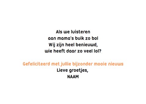 Zwanger Vogeltjes 3
