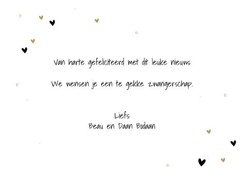 Zwangerschapskaart Hoera je bent zwanger 3
