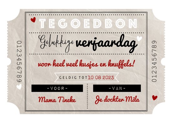 Tegoedbon Maken Zelfgemaakte Cadeaubon Sturen Kaartje2go