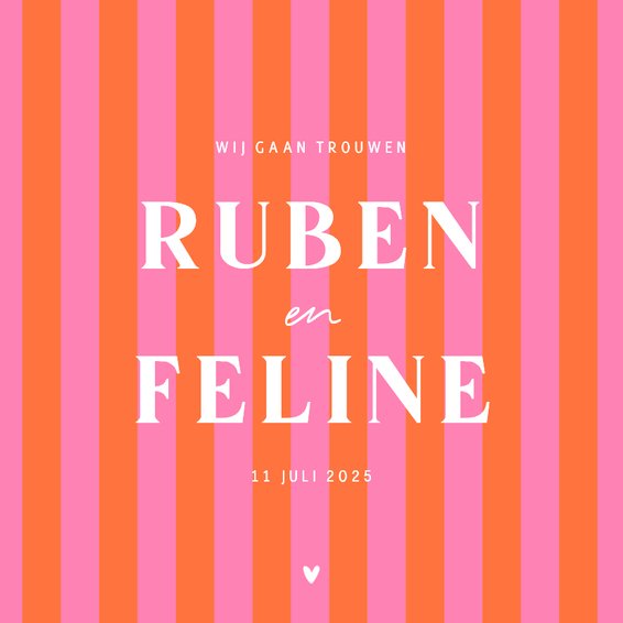 Linnen Servetten Ruffle Rood/Roze Gestreept (4st) - Meri Meri