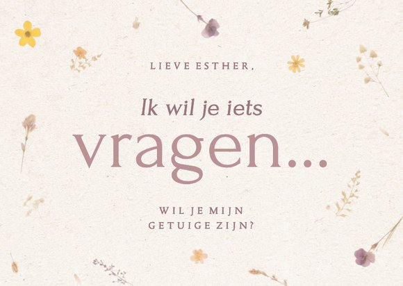 ‘Wil je mijn getuige zijn’ kaarten
