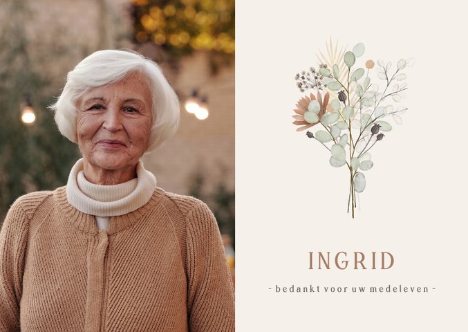 Bedankkaartjes na overlijden | Kaartje2go