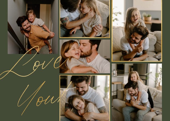 Fotocollage kaart maken met je eigen foto's | Kaartje2go