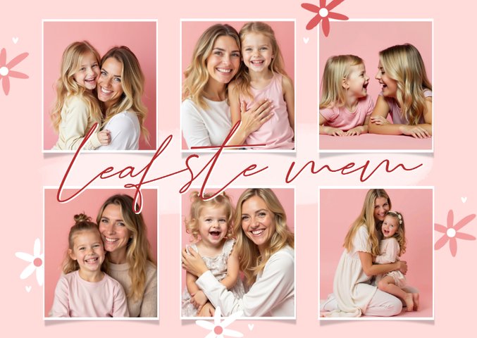 Fotocollage kaart maken met je eigen foto's | Kaartje2go