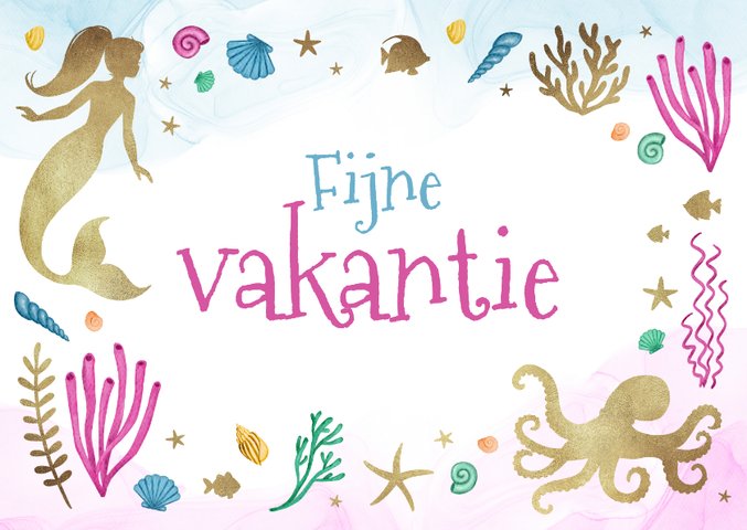 Fijne vakantie kaart | Goede reis!