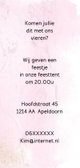 Huwelijksjubileum feestje 3