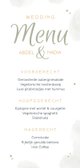 Menukaart Arabische bruiloft windlicht eucalyptus 3