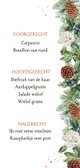 Trouwkaart menu botanische krans 3