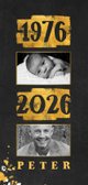 Uitnodiging goudlook 1976/2026 met foto 2