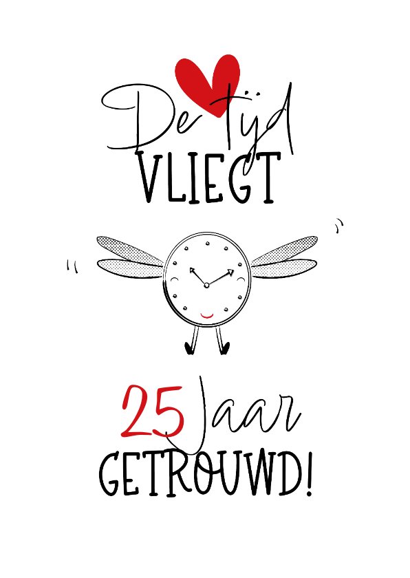 Aanpasbare jubileum uitnodiging grappig de tijd | Kaartje2go