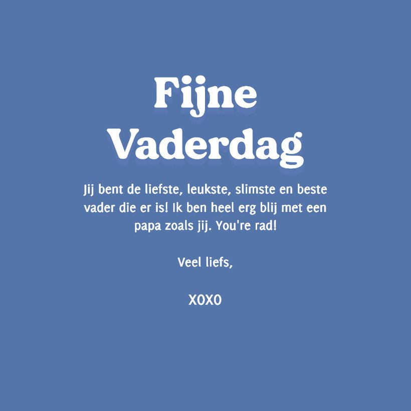 Blauw vaderdag kaartje dad you're rad | Kaartje2go
