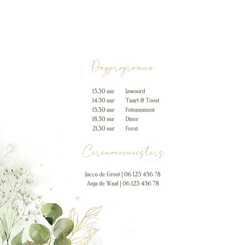Hochzeits-Glückwunschkarte "Mr & Mrs" - Botanisches Wildblumen-Design, 14,8x14,8 Cm, Aus Großbritannien