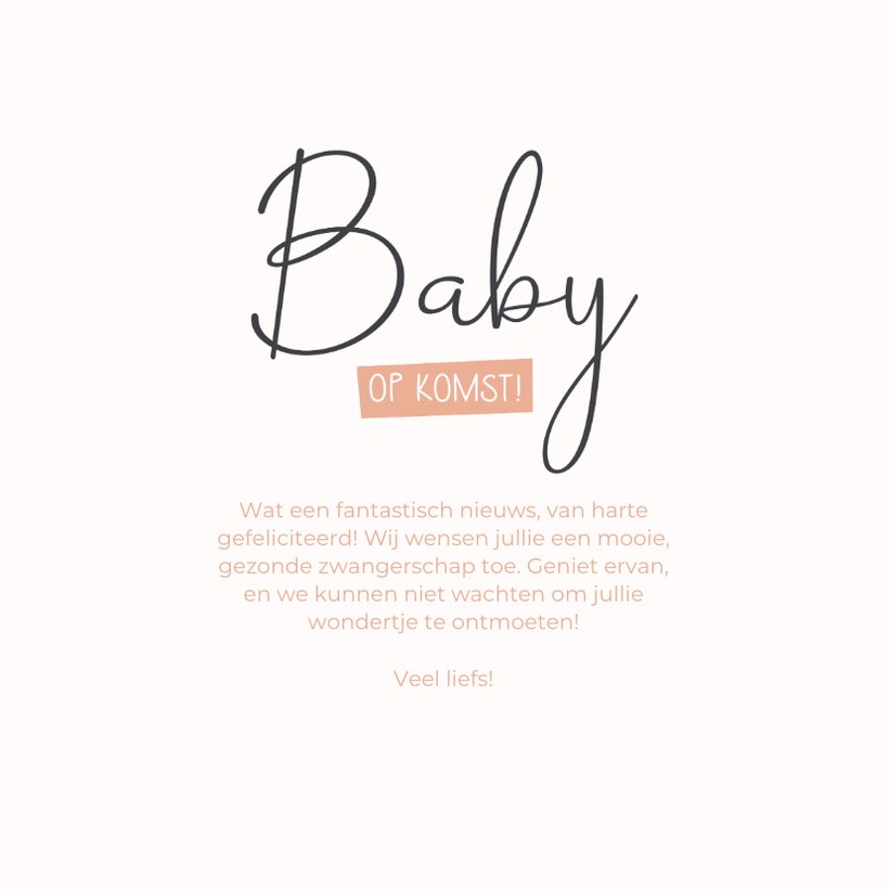 Wens Voor Baby Op Komst Felicitatie baby op komst met regenboog en | Kaartje2go