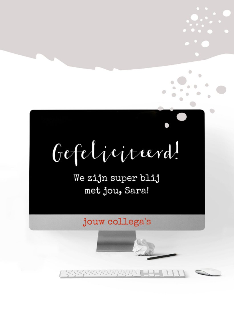 Felicitatie jubileum cover Felicitatiekaarten Kaartje2go