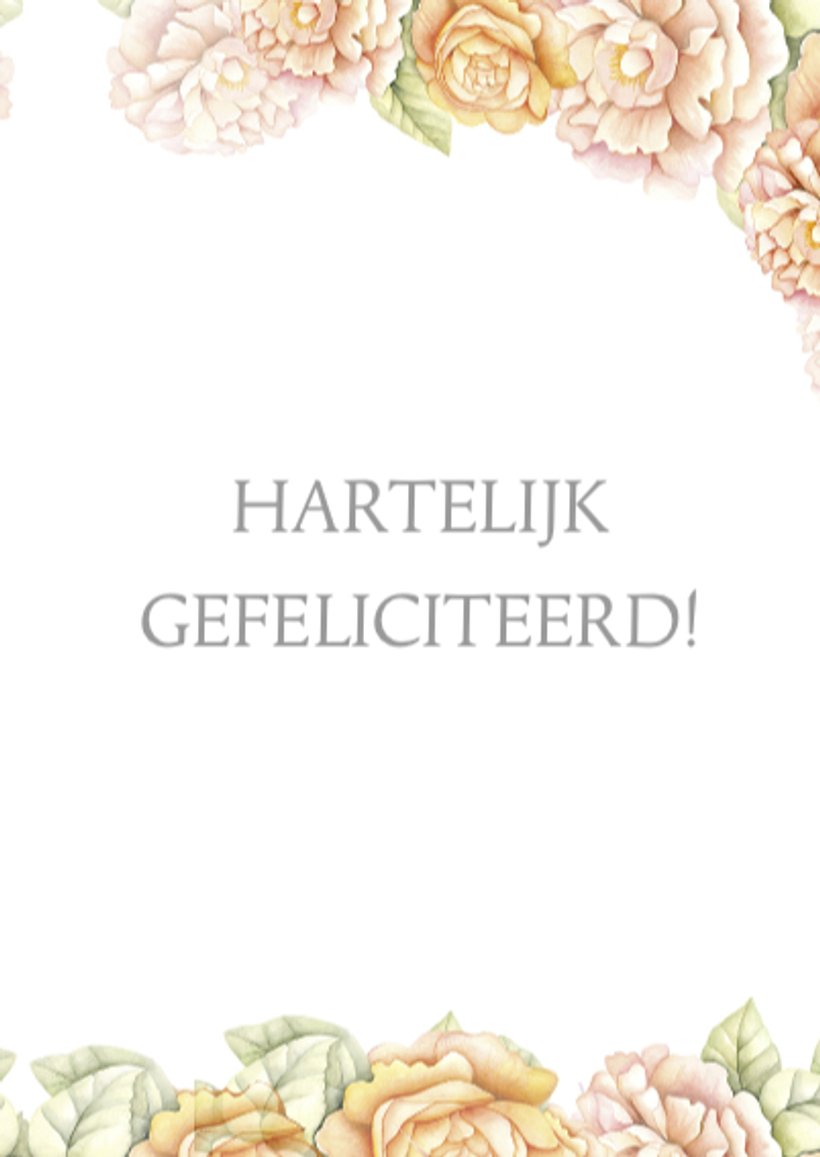 Felicitatie jubileum rozen tekst Kaartje2go