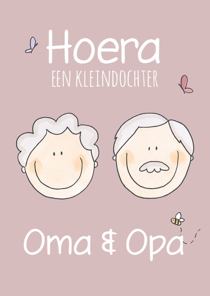 Felicitatiekaart Opa En Oma Kaartje2go