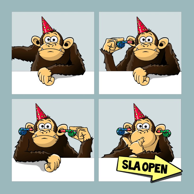 Gekke aap- BEKIJK DE BINNENKANT | Kaartje2go