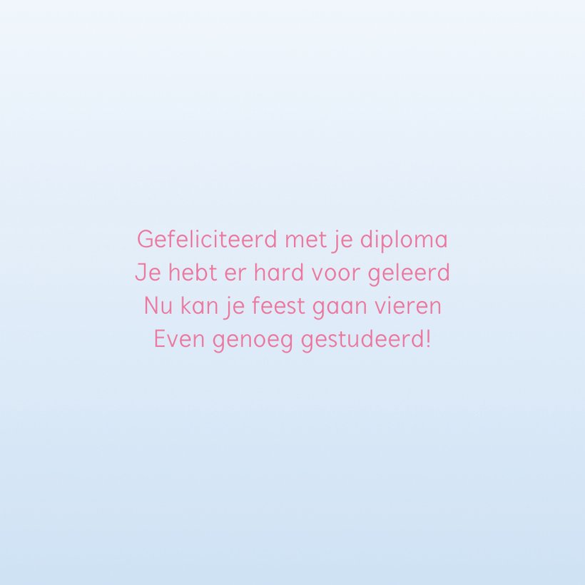 Geslaagd kaart goed bezig - Geslaagd kaarten | Kaartje2go