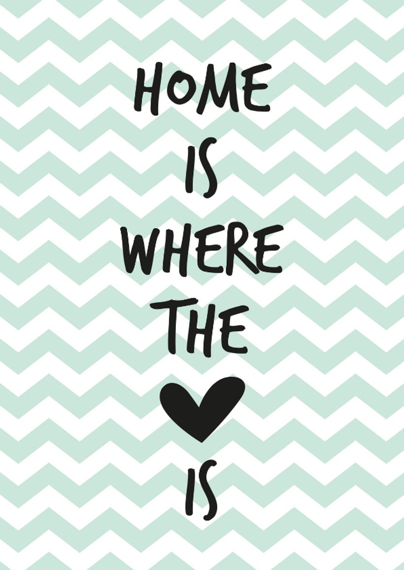 Home is where the heart Felicitatiekaarten Kaartje2go