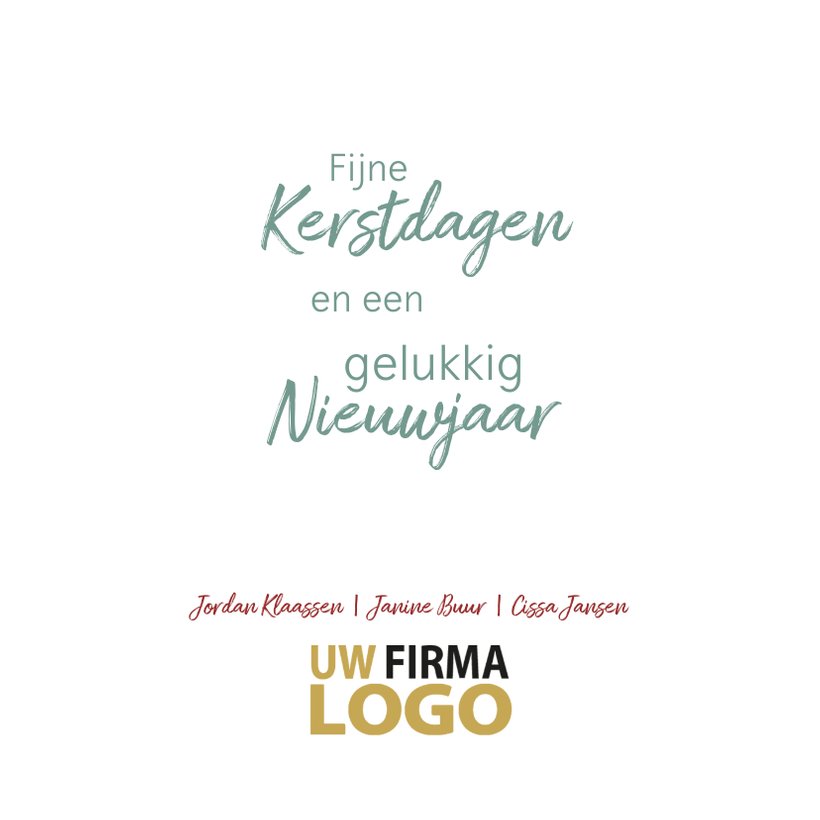 Kerstballen pastel label logo boog Kaartje2go