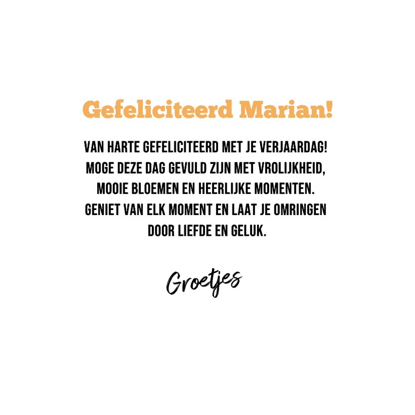 Leuke verjaardagskaart'vijftig' met confetti