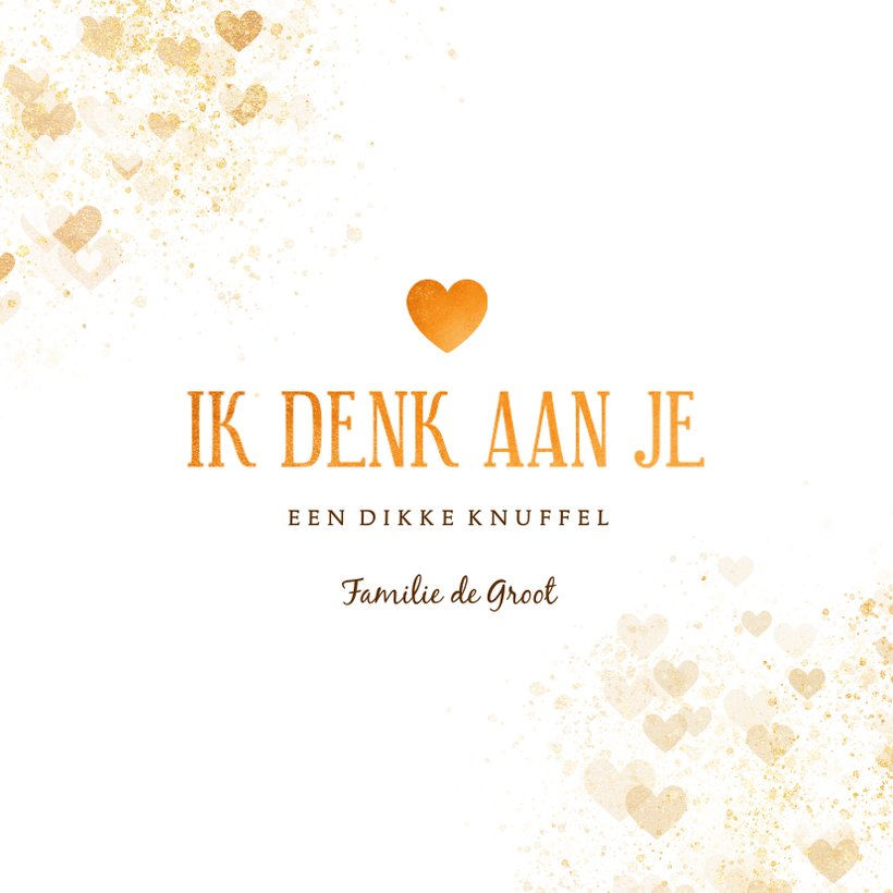 Liefdevolle kerstkaart groot hart Stichting ALS | Kaartje2go