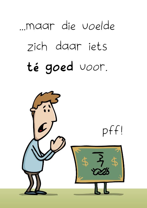 Moederdag tegoedbon iets te goed(zoon/man | Kaartje2go