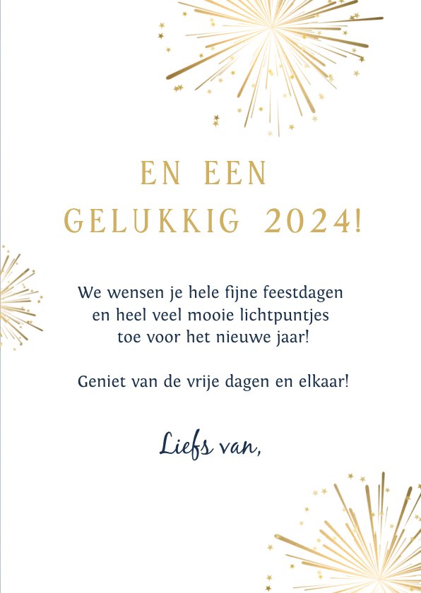 Originele Kerstkaart Met 2024 Kerstballen | Kaartje2go