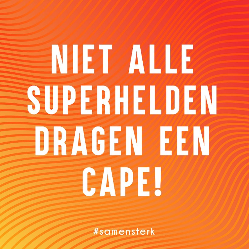 Samen Sterk Bedank kaartje voor Helden zonder Kaartje2go Samen Sterk Bedank kaartje voor Helden zonder Kaartje2go