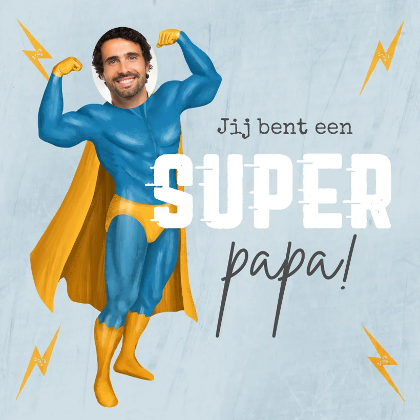 Superpapa vaderdagkaart