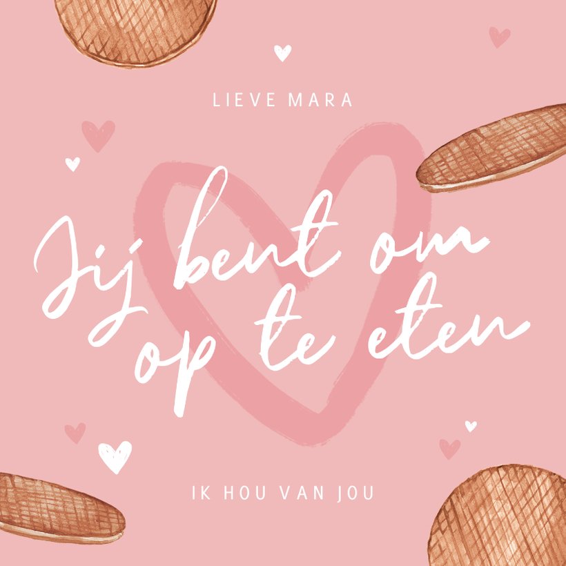 Je Bent Om Op Te Eten