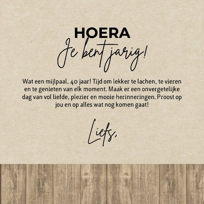 Verjaardagskaart bier man - Verjaardagskaarten | Kaartje2go