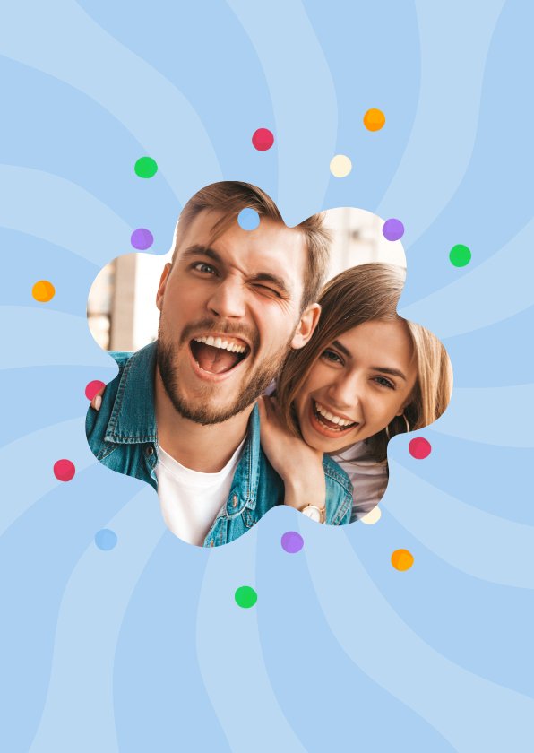 Verjaardagskaart broer broertje taart cake Kaartje2go