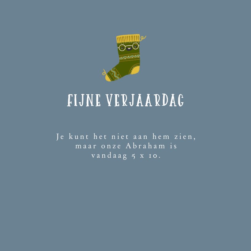 Verjaardag Socks - LuckyDay Socks - Grappige sokken