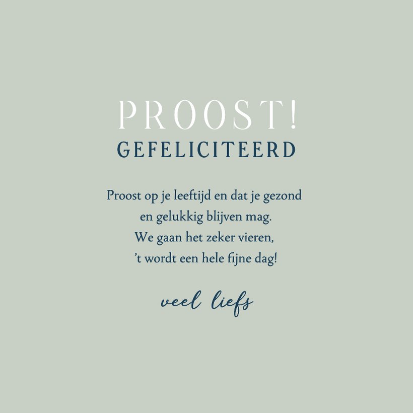 Verjaardagskaart samen proosten | Kaartje2go