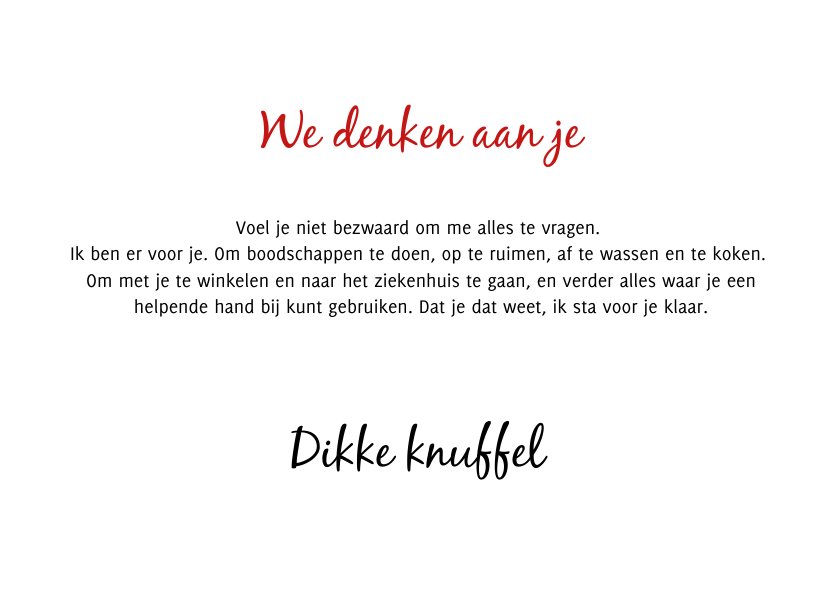 Fotokaart- hart onder de riem van de kerstman | Kaartje2go