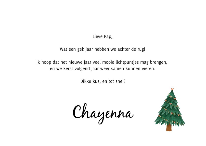 Kerstkaart- hart onder de riem kerstman met | Kaartje2go