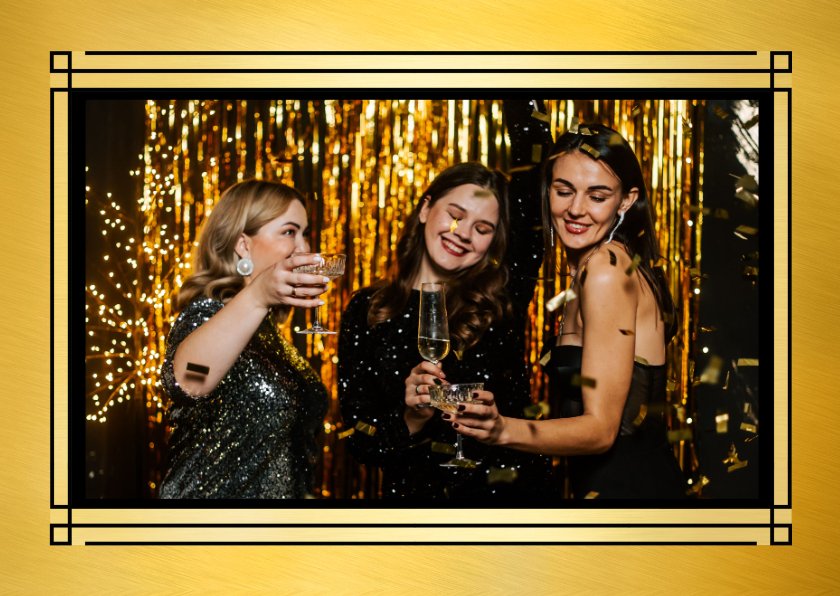 Originele uitnodiging oud en nieuw VIP-ticket | Kaartje2go