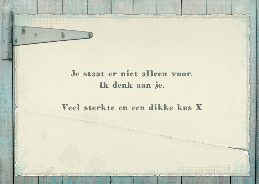 Sterkte kaart ik denk aan jou - Sterkte kaarten | Kaartje2go