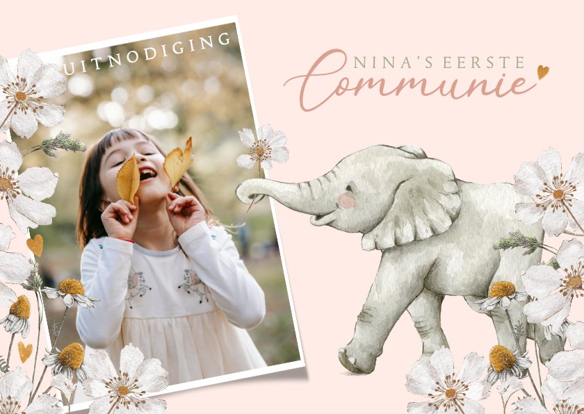 Communie wenskaart - 12 x 17 cm - Jongens | Cards & Crafts