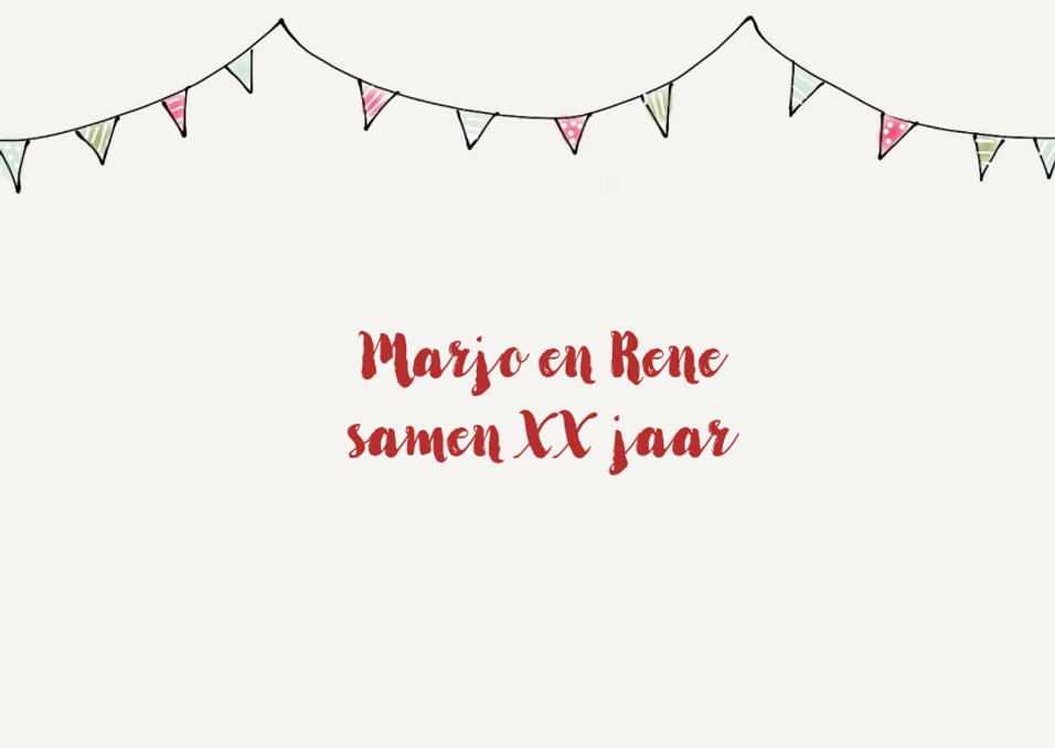 Uitnodiging Samen Zoveel Jaar - Uitnodigingen | Kaartje2go