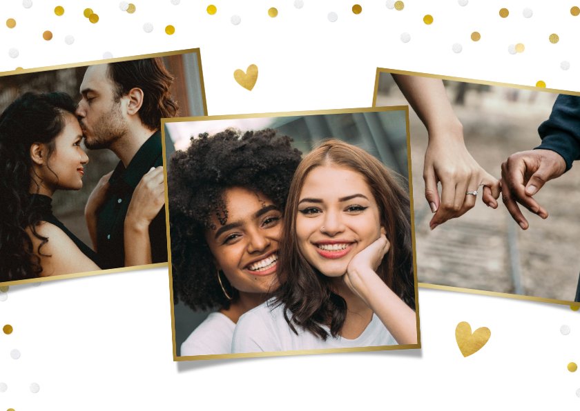Vrolijke confetti kaart- wil je mijn getuige | Kaartje2go