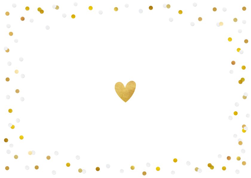 Vrolijke confetti kaart- wil je mijn getuige | Kaartje2go