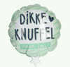 Mini ballon ‘Dikke knuffel’ met kaarthouder 2